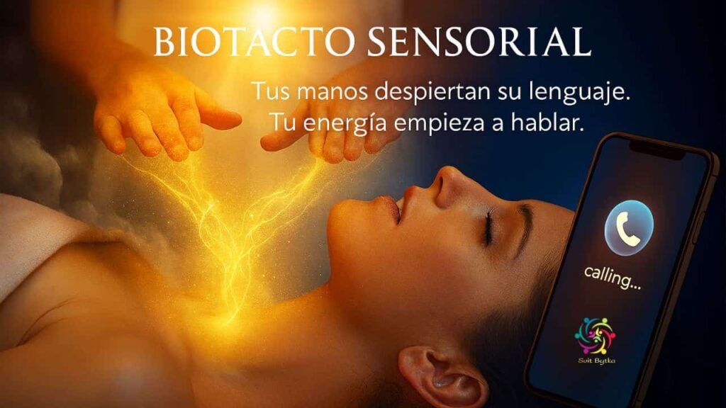 Curso BioTacto Sensorial Inicial – Conexión Energética. Aprende a Estar Bien con Svitlana Bytka. Tus manos despiertan su lenguaje. Tu energía empieza a hablar.