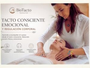 Curso Tacto consciente emocional y regulación corporal en formación práctica de bienestar sensorial y percepción corporal de BioTacto Sensorial con Svit Bytka
