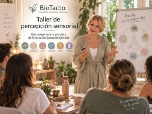 Svit Bytka imparte un taller de percepción sensorial de BioTacto con prácticas de Educación Sensorial Aplicada y exploración de los sentidos.